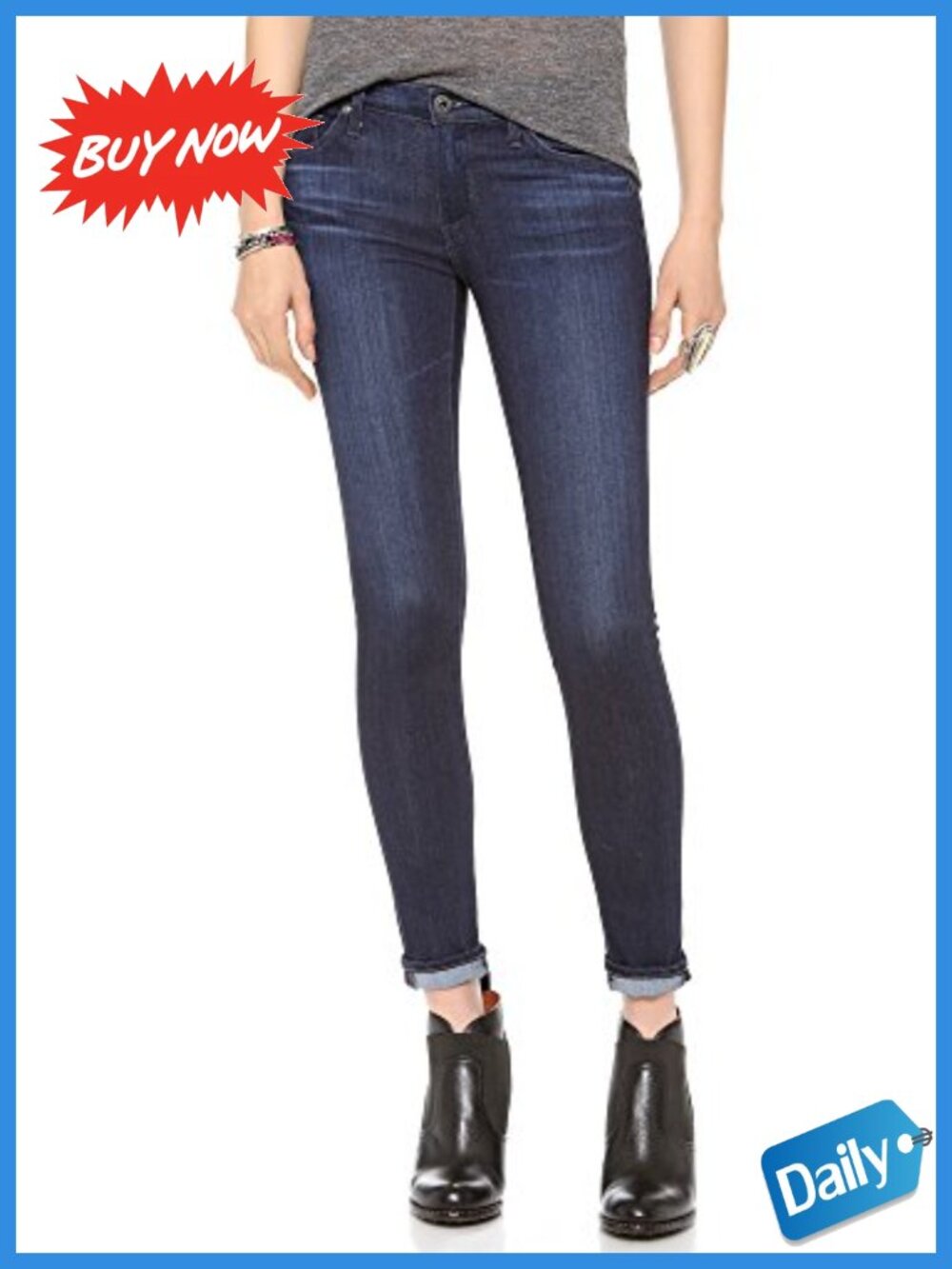 AG Adriano Goldschmied Legging Ankle Jean Low Rise Slim Fit Skinny Stretch Denim